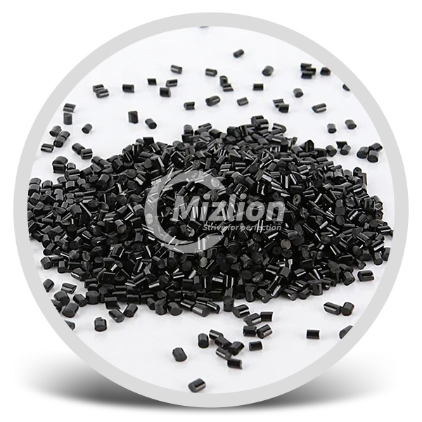 Polyester microfiber black masterbatch
