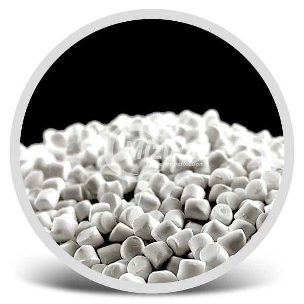 Polyester microfiber white masterbatch