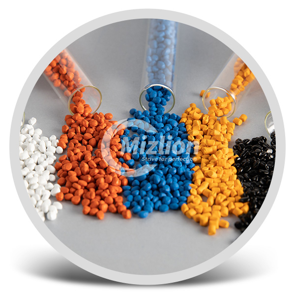 Nylon microfiber organic pigment masterbatch