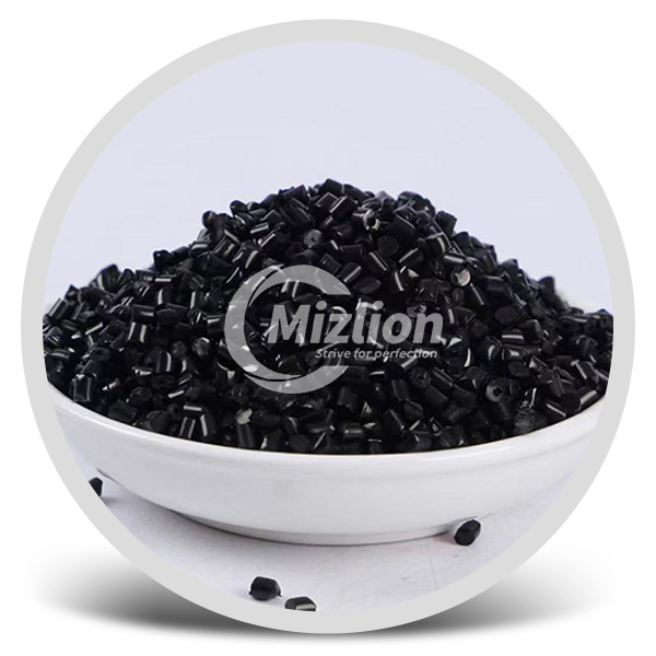Polyester superfine fiber super black masterbatch